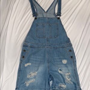 Denim Overalls